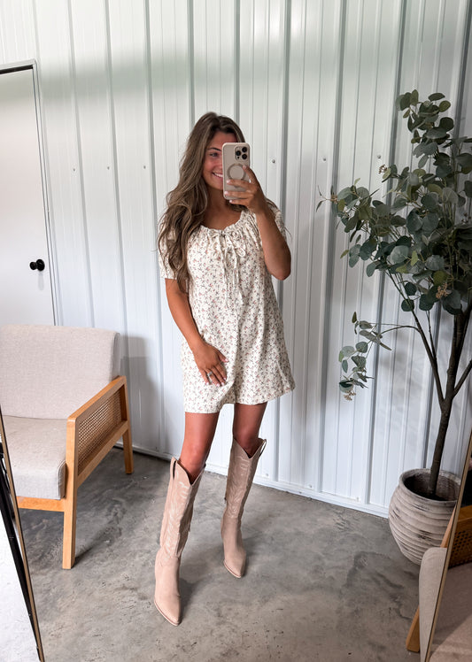 Megan Comfy Stretch Romper- Ditsy Floral
