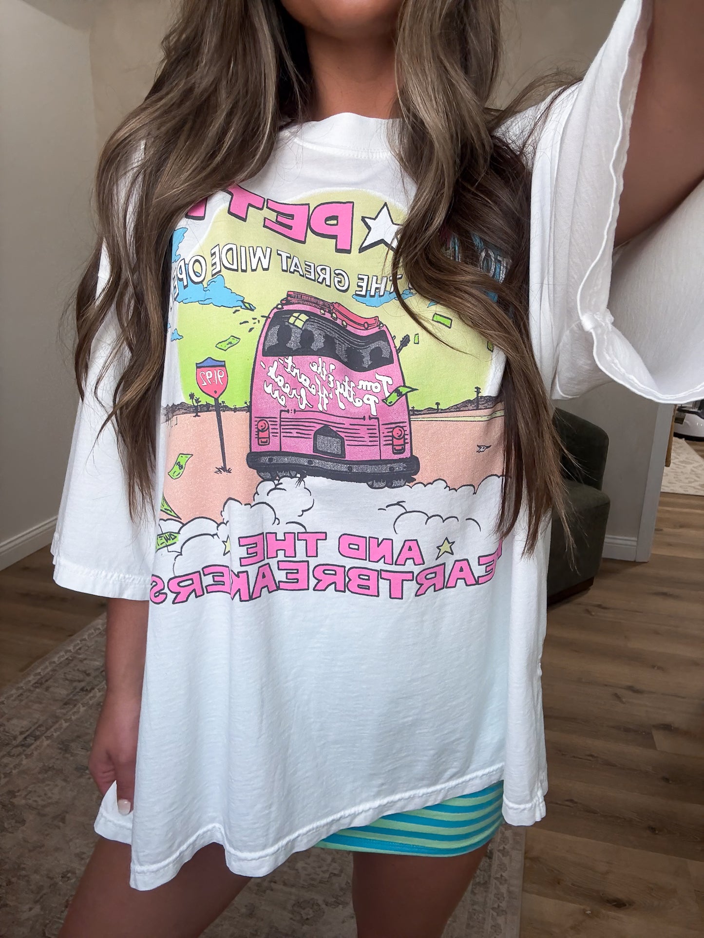 Tom Petty Graphic Tee - white