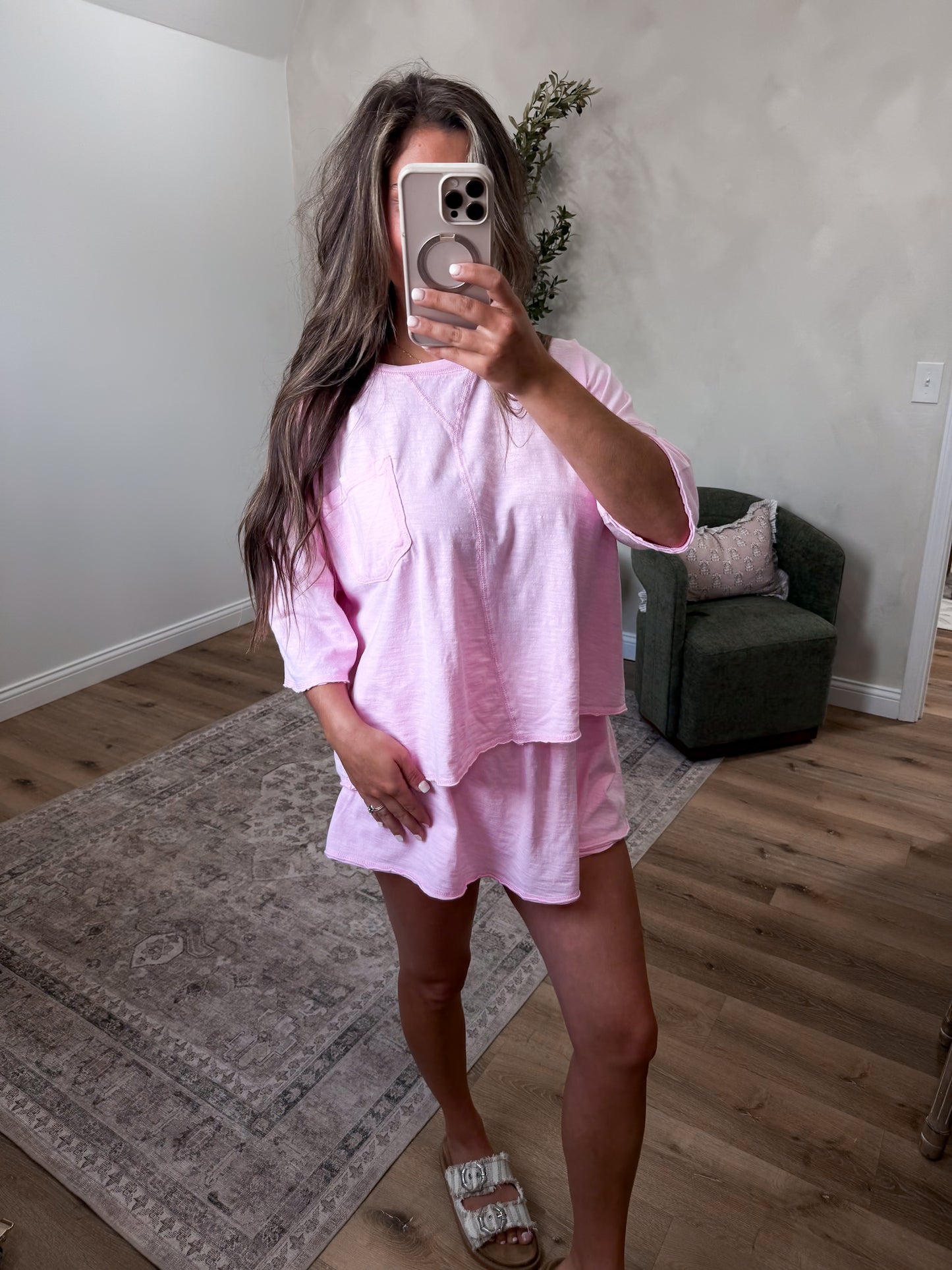 Easy Living Skort Set - pink