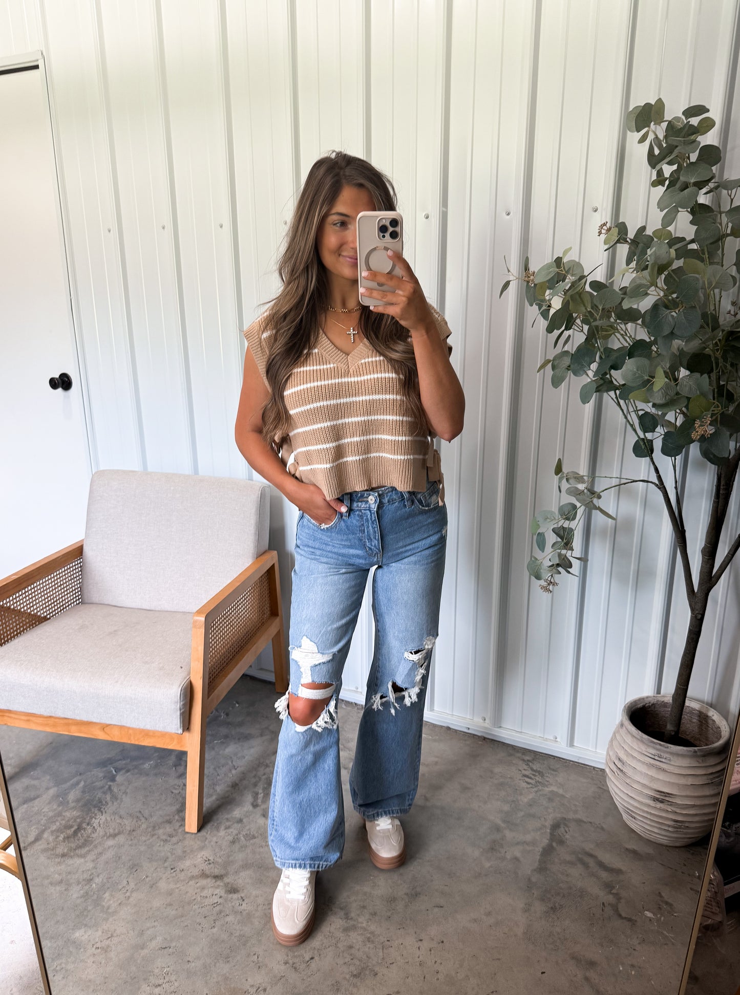 Brielle Side Tie Sweater