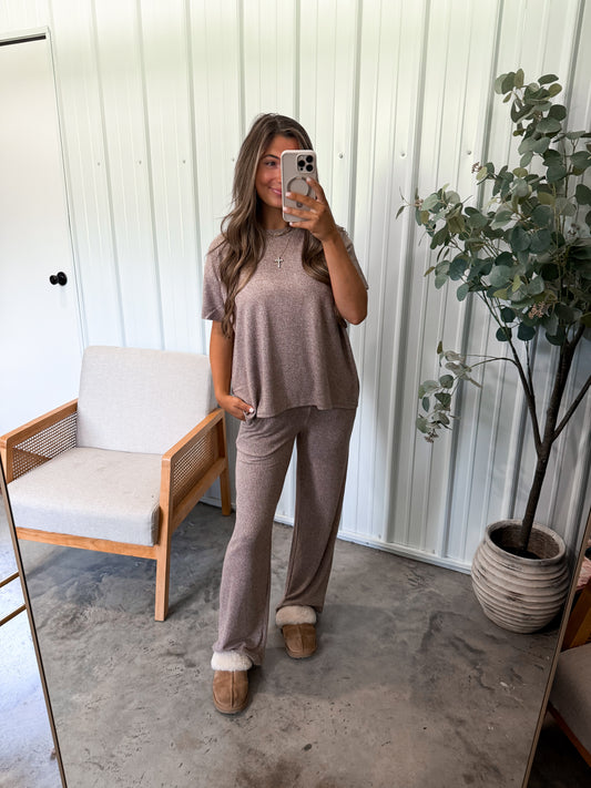 Lightweight Cozy Lounge Set- Brown