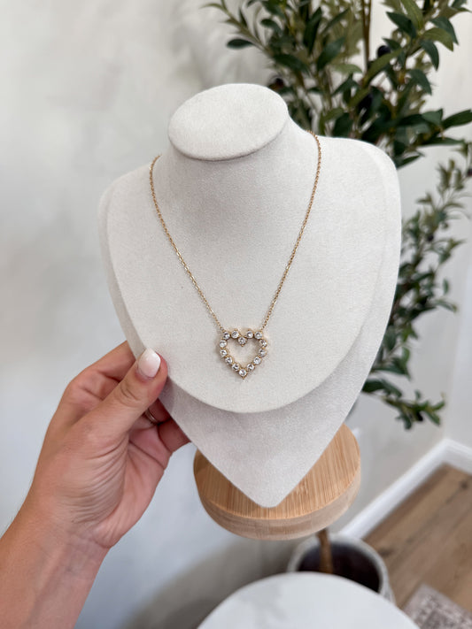 Diamond Heart Necklace *RESTOCK