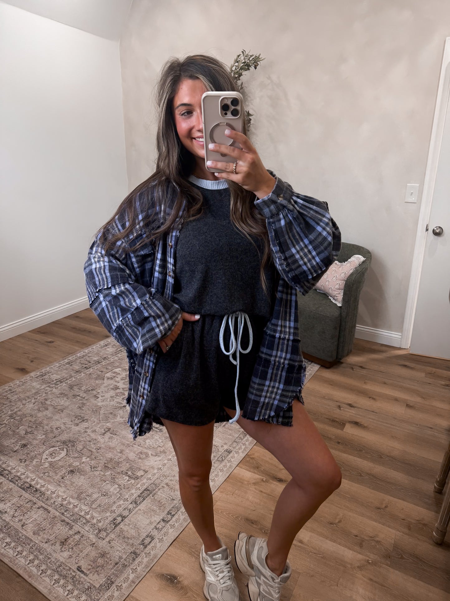 The Lydia Casual Set - charcoal