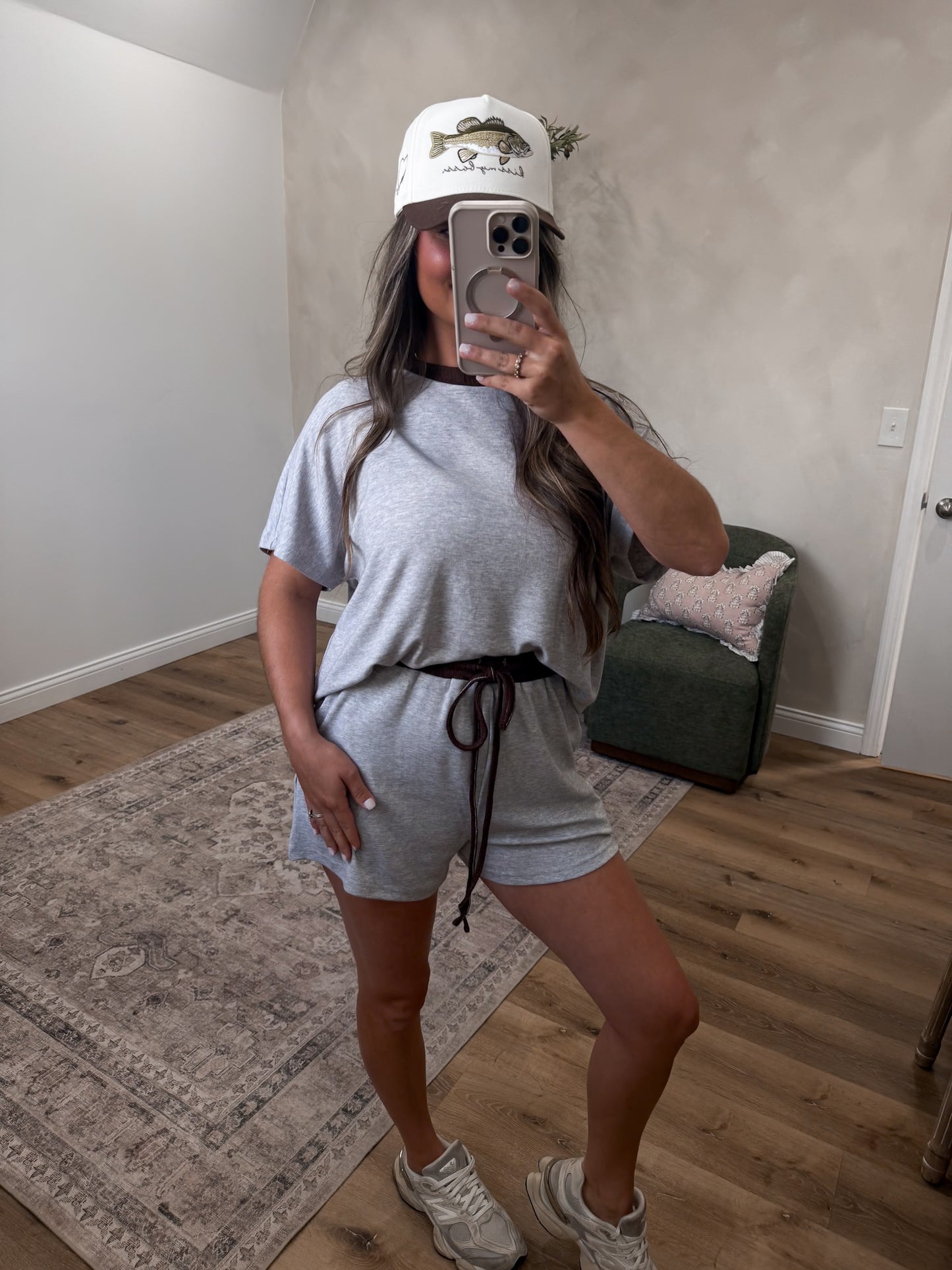 The Lydia Casual Set - light grey