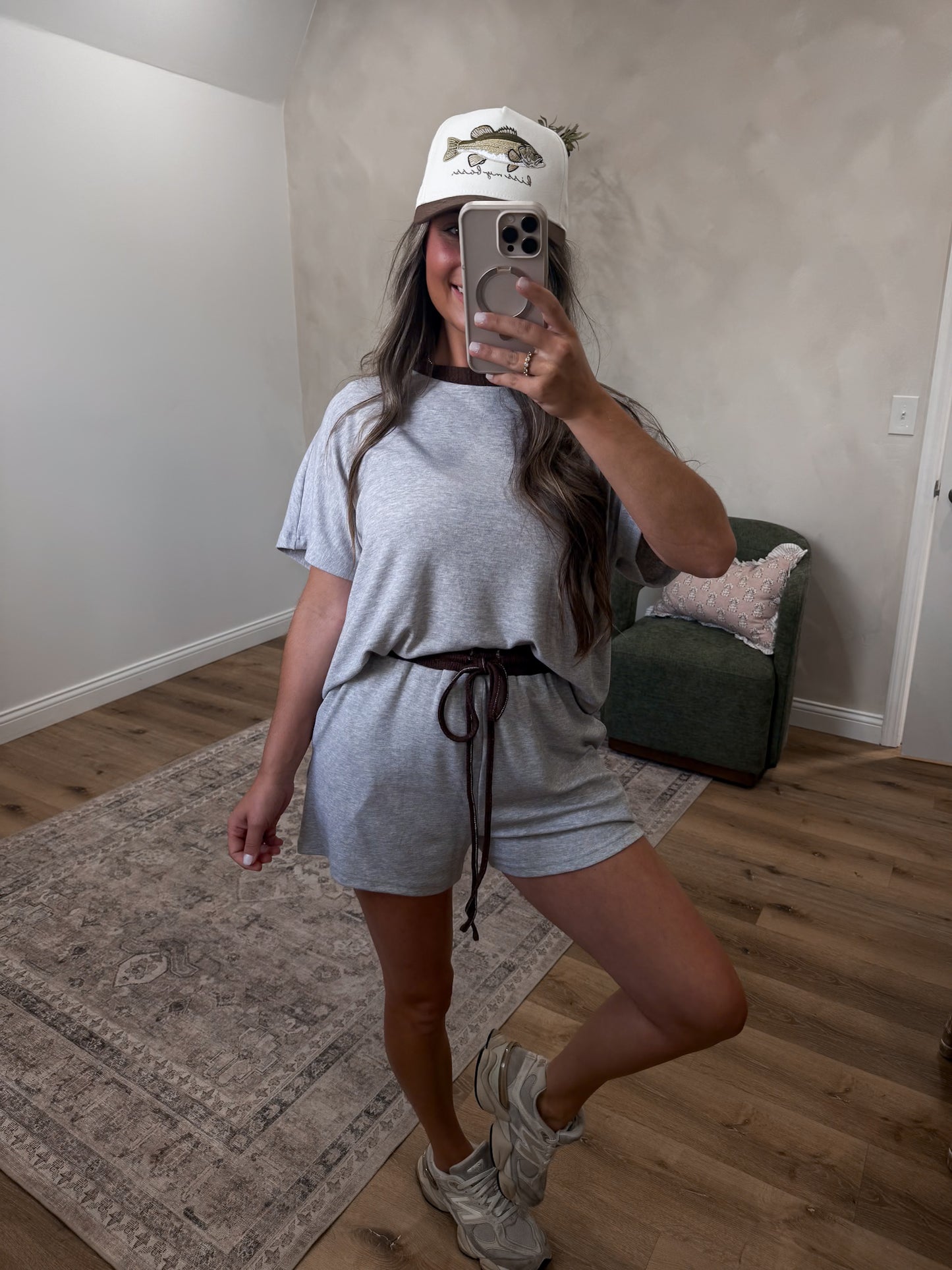 The Lydia Casual Set - light grey