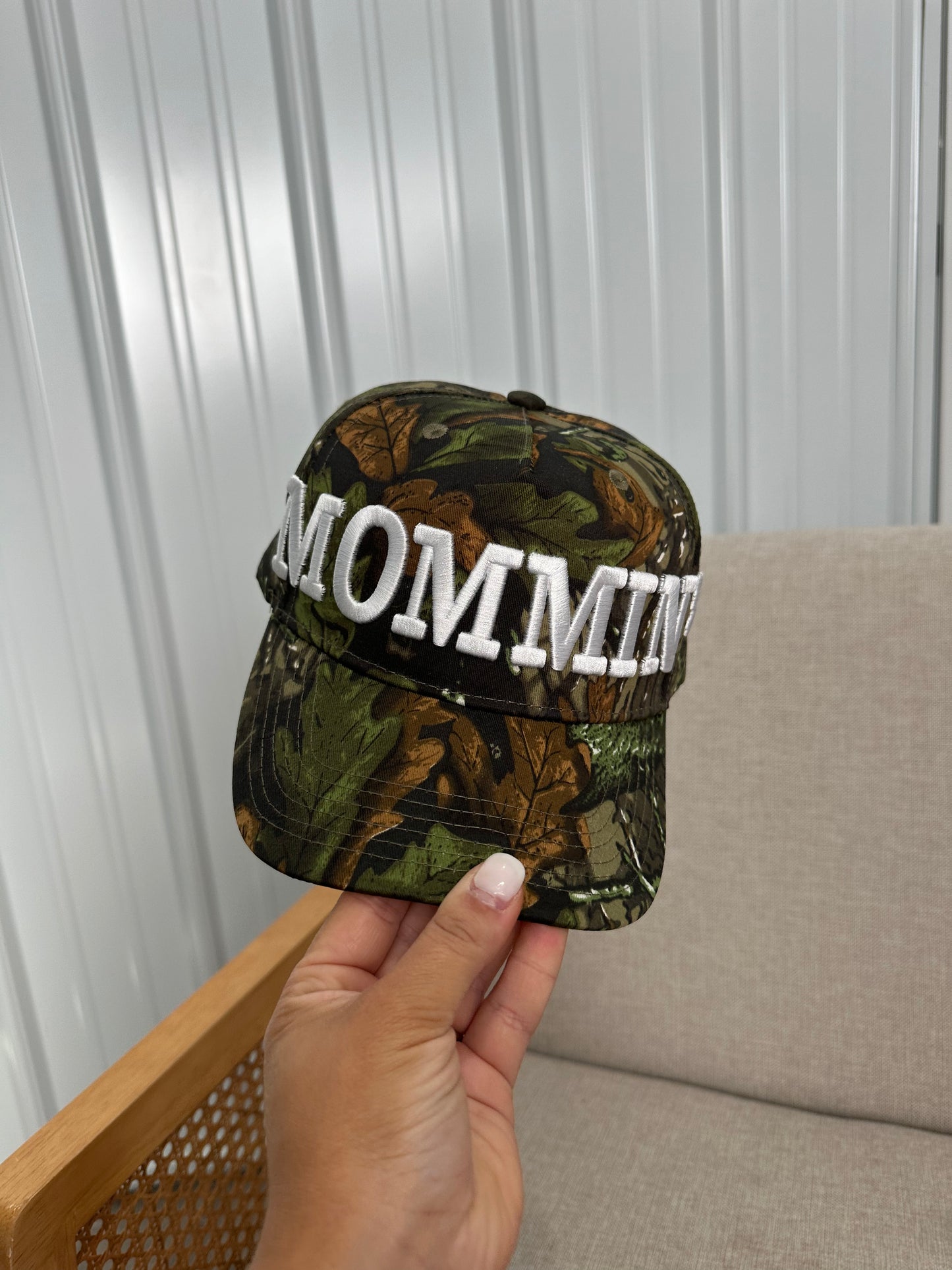 True Camo "MOMMIN" Trucker Hat
