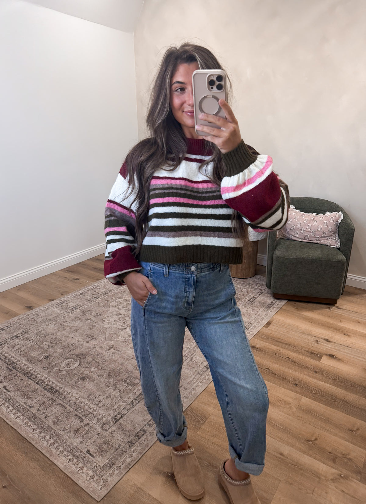 Cedar Grove Stripe Sweater