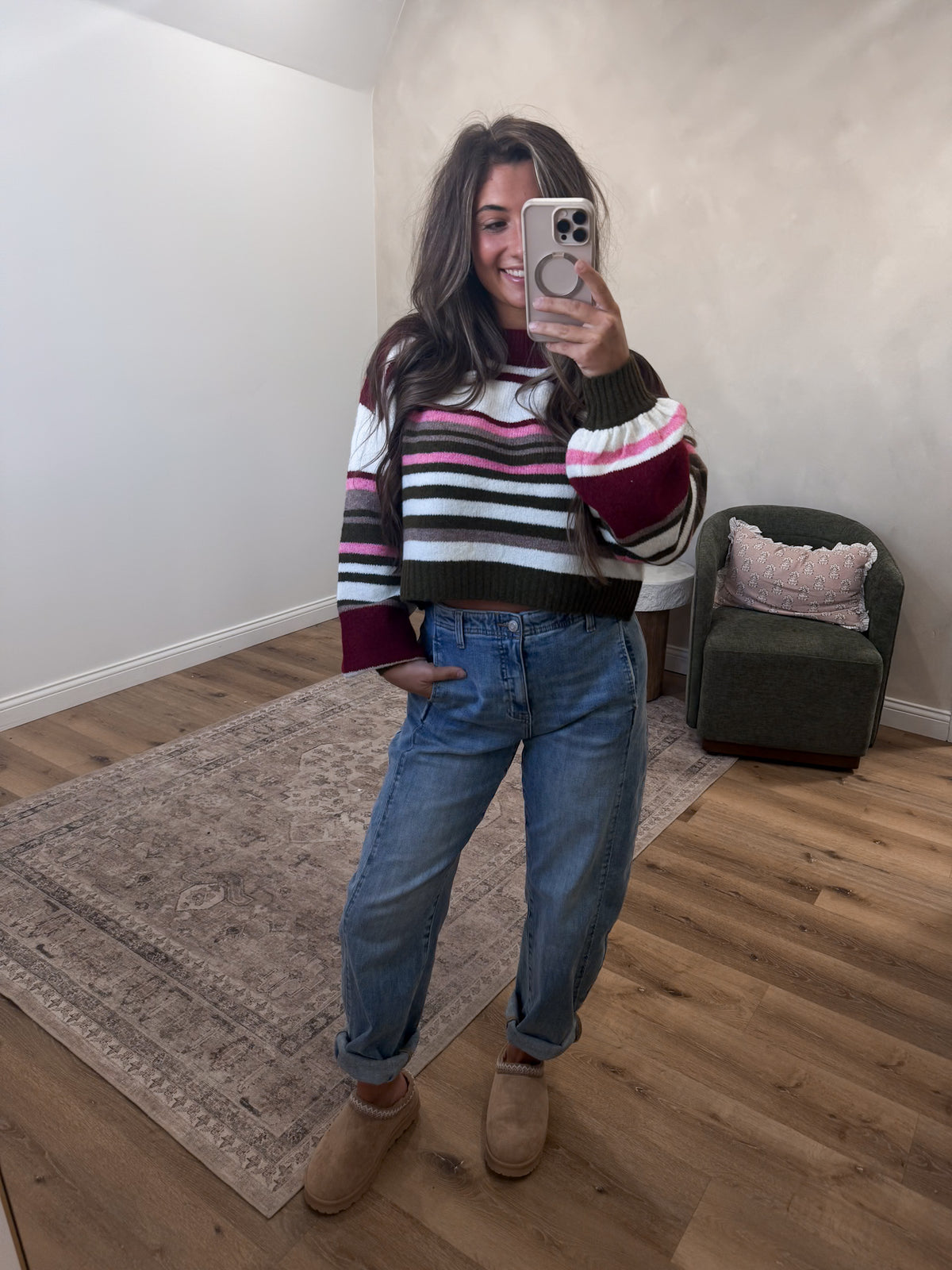 Cedar Grove Stripe Sweater