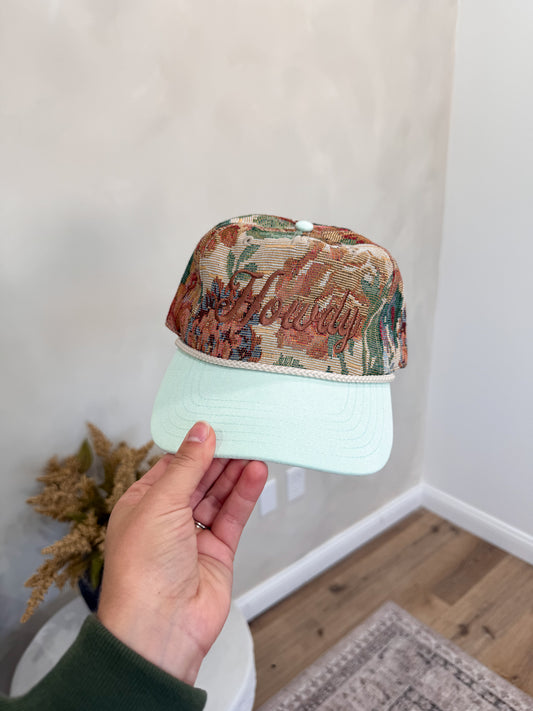 Howdy Floral Hat