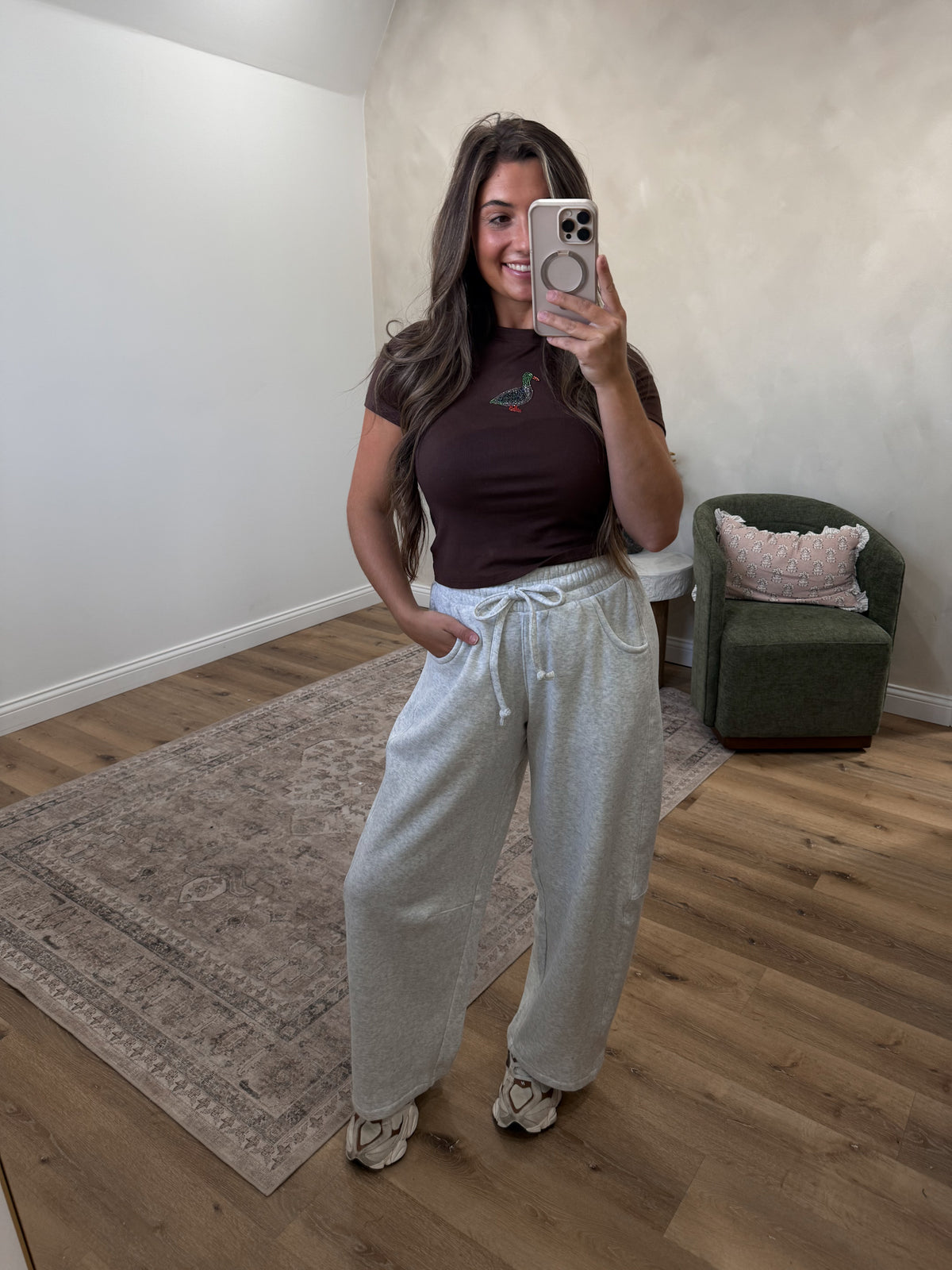 The Homestead Sweat - heather grey
