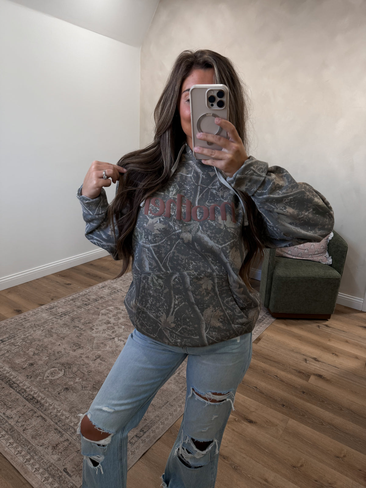 Puff Mother Deadwood Tree Camo Hoodie
