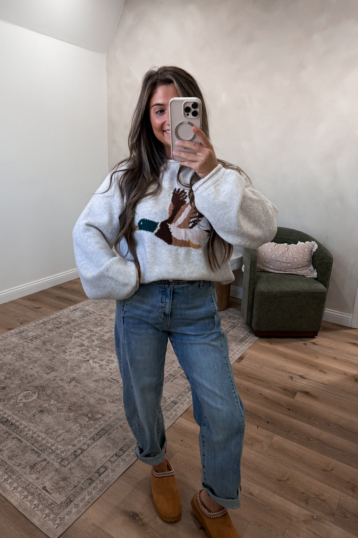 Mallard Oversized Sweater - Oatmeal