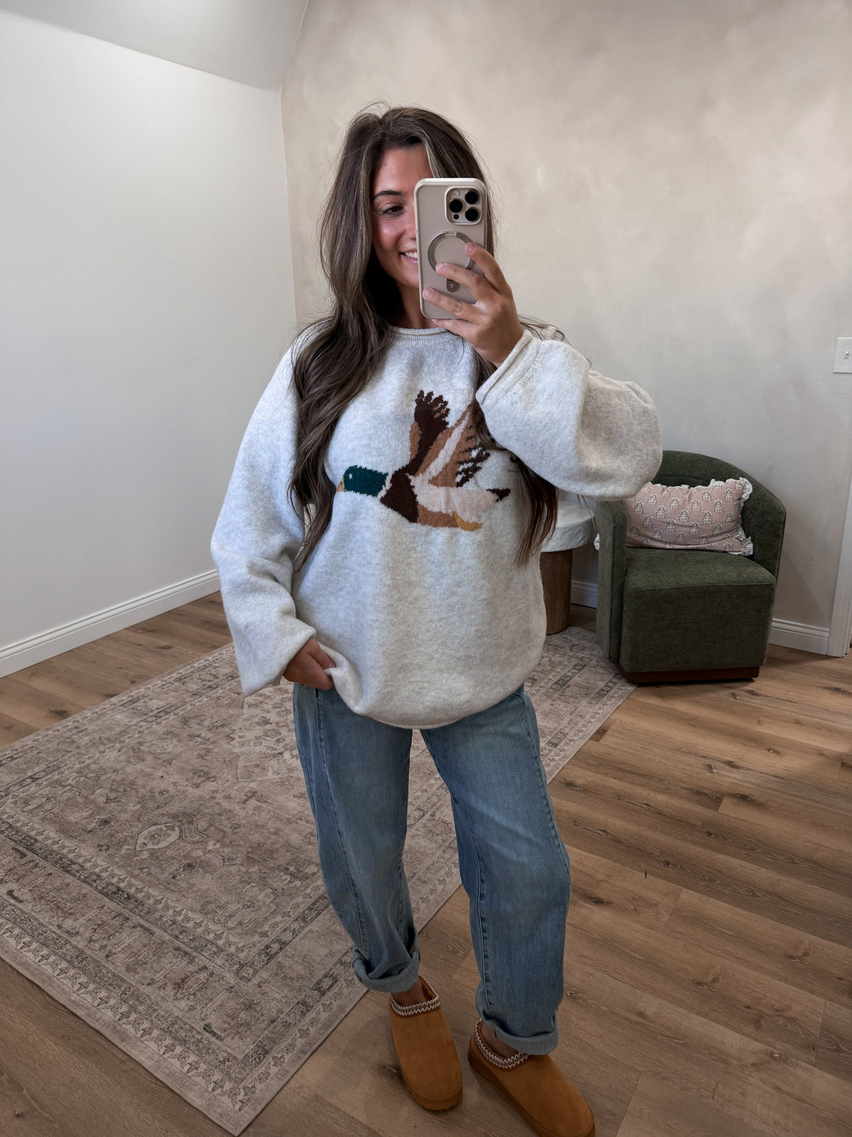 Mallard Oversized Sweater - Oatmeal