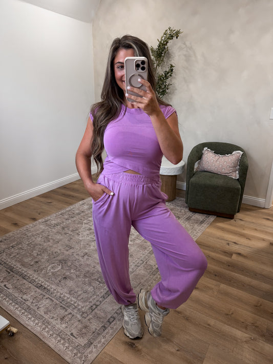 Comfy Current Set  - mulberry