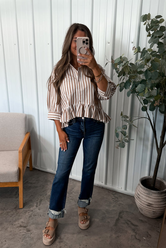 Woods Striped Blouse