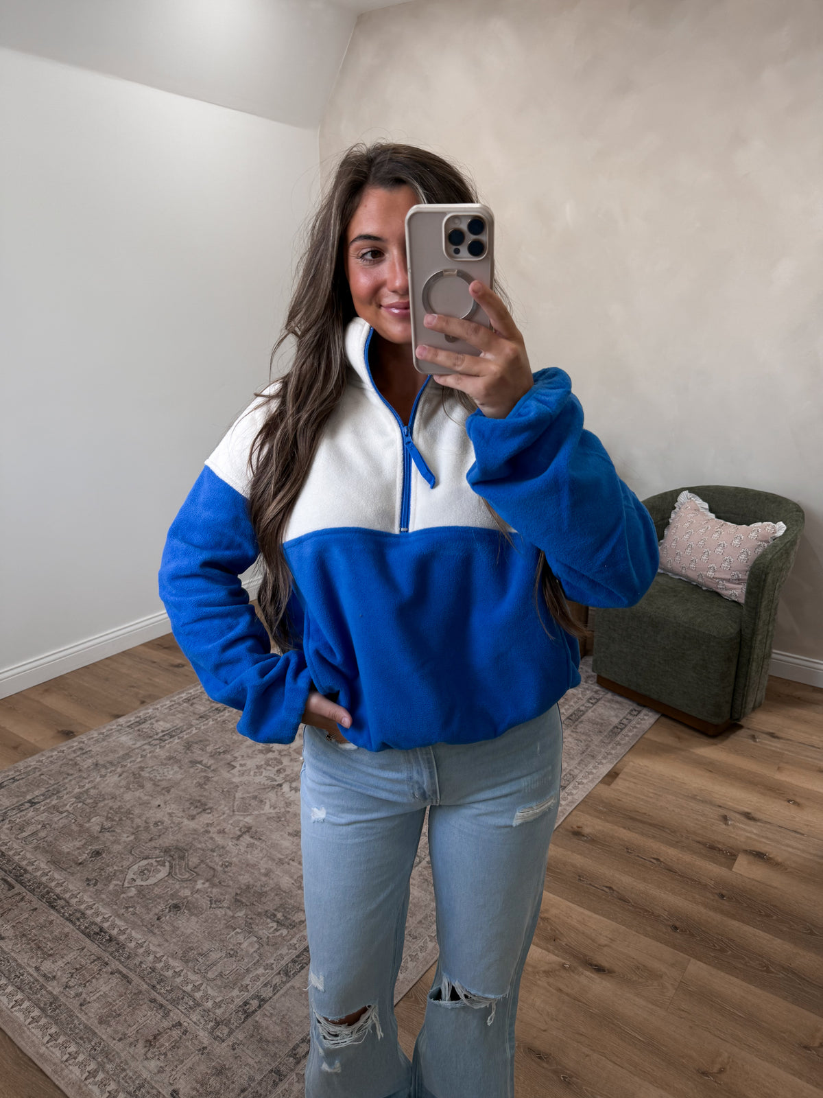 Field & Forest Quarter-Zip - Cobalt
