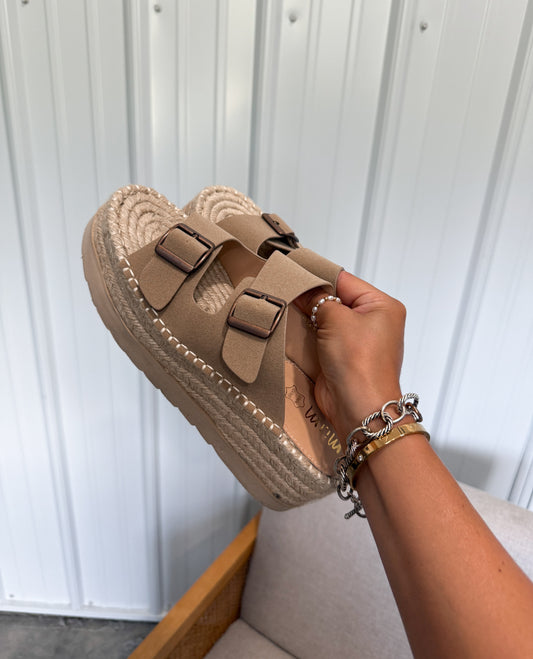 Sandstone Platform Sandal