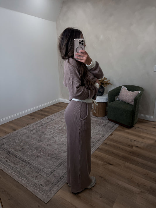 Comfort Stretch Lounge Set - mocha