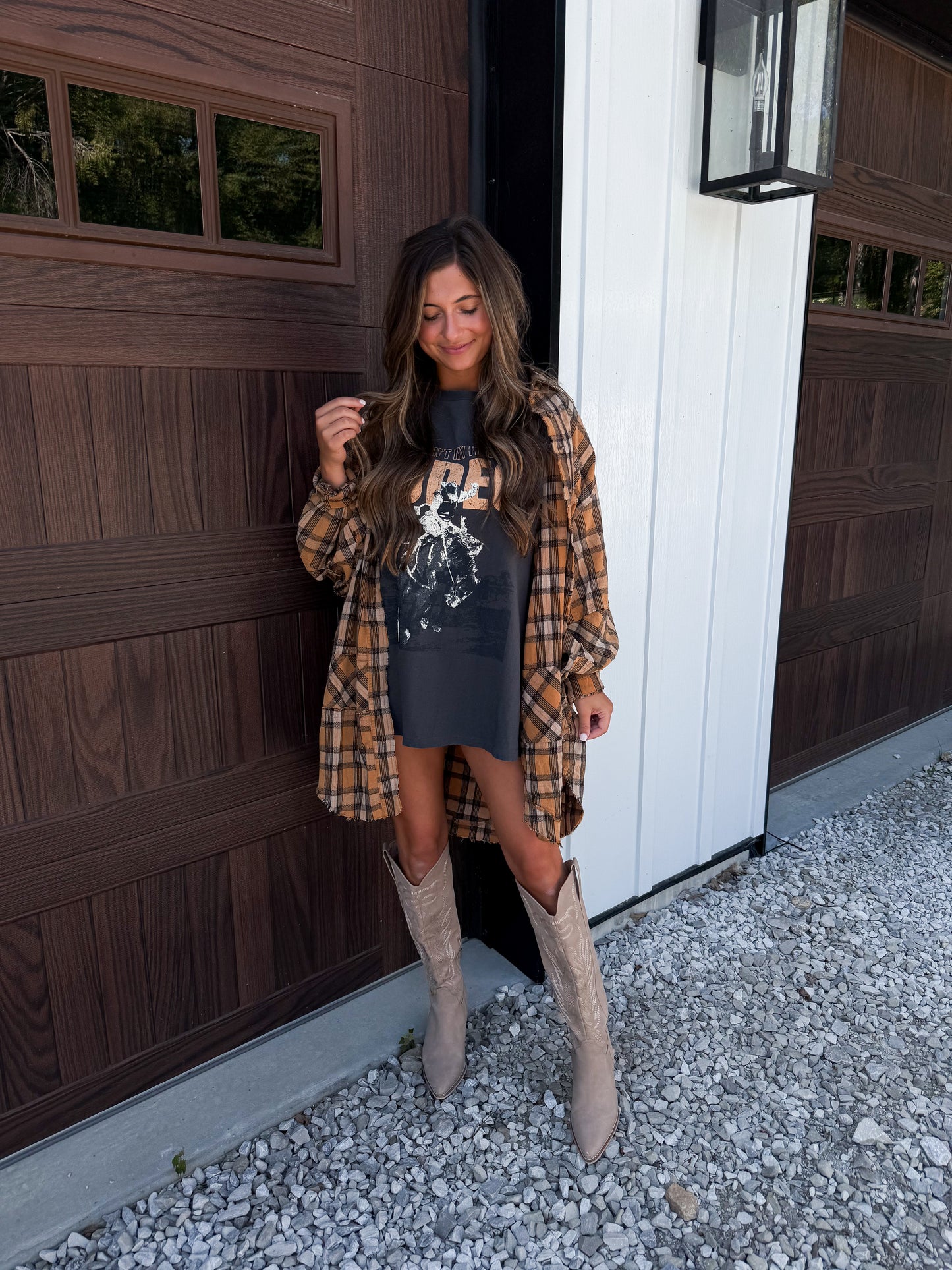 Camel Tunic Flannel