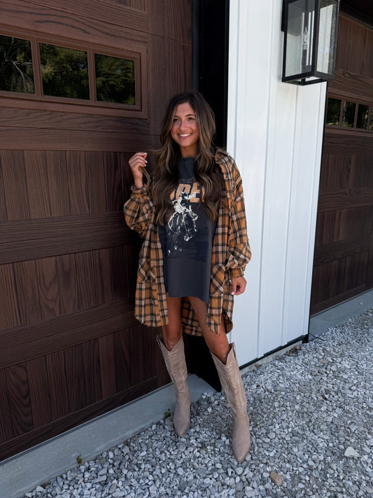 Camel Tunic Flannel