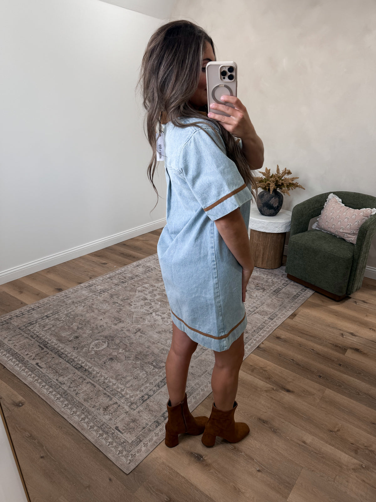 Vintage Valley Washed Denim Dress