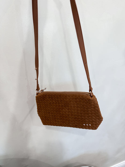 Adele Suede Hobo Bag - camel