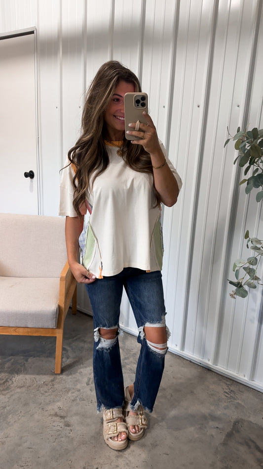 Sunset Colorblock Tee