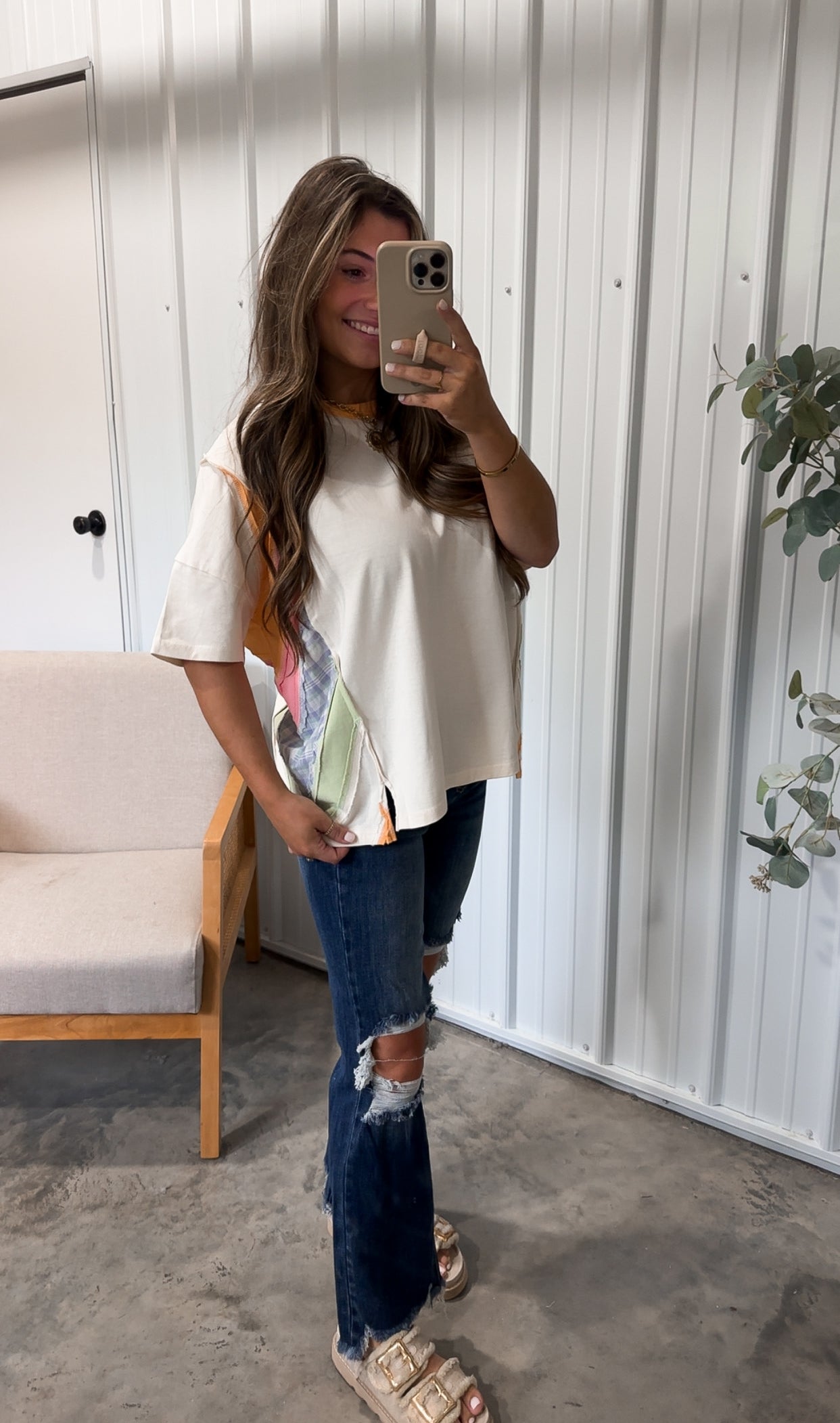 Sunset Colorblock Tee