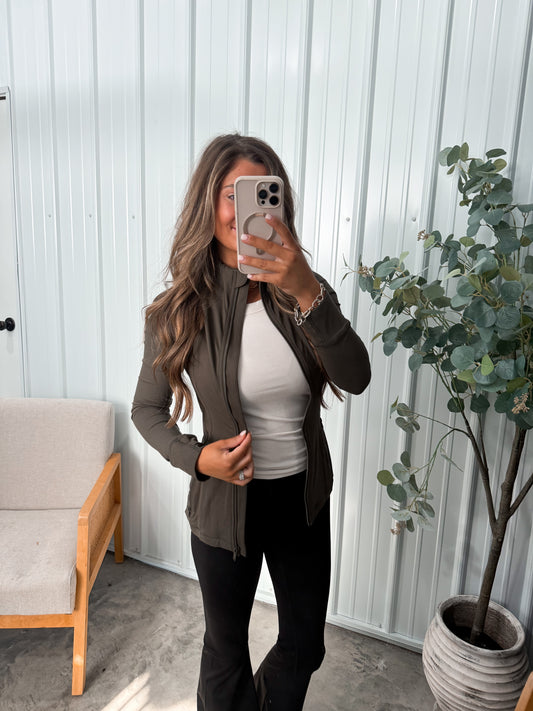 Defined Butter Soft Jacket- Olive