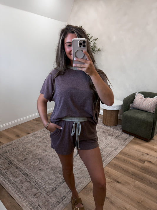 The Lydia Casual Set - chocolate