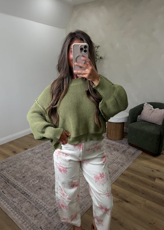 Mallory Pullover - olive