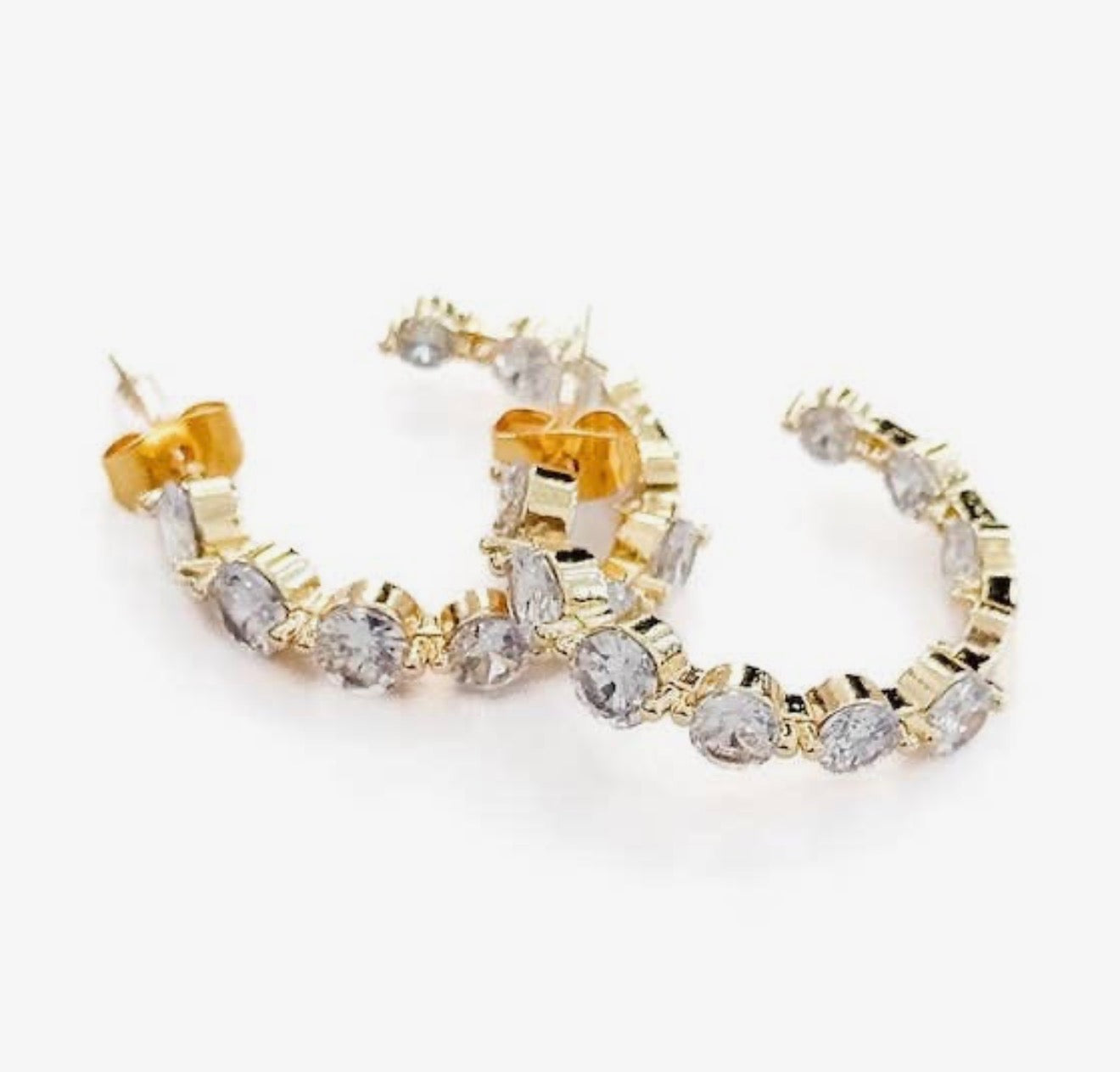 Darling Delight Hoop Earrings - waterproof