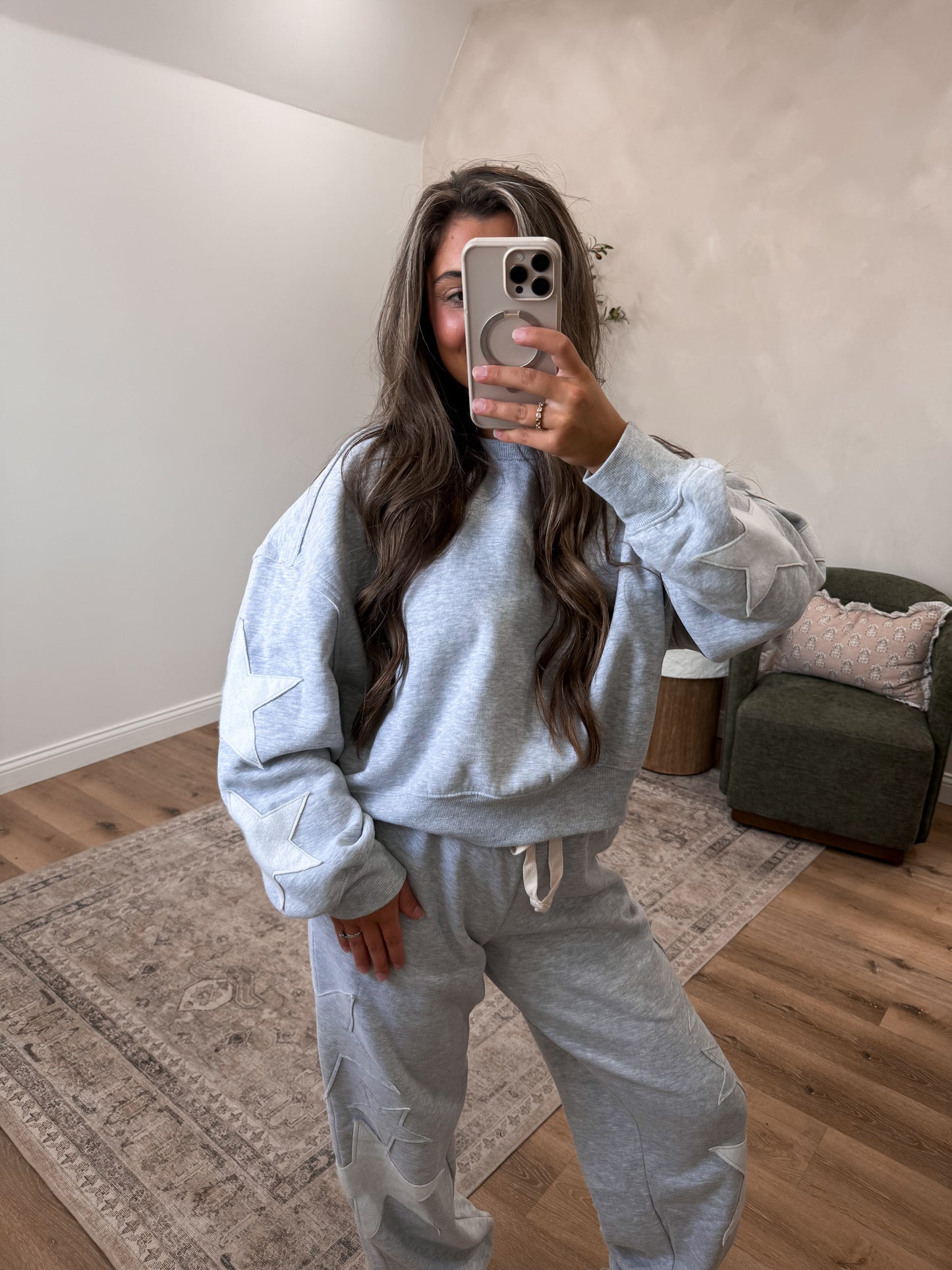 Lone Star Comfort Pullover - heather gray