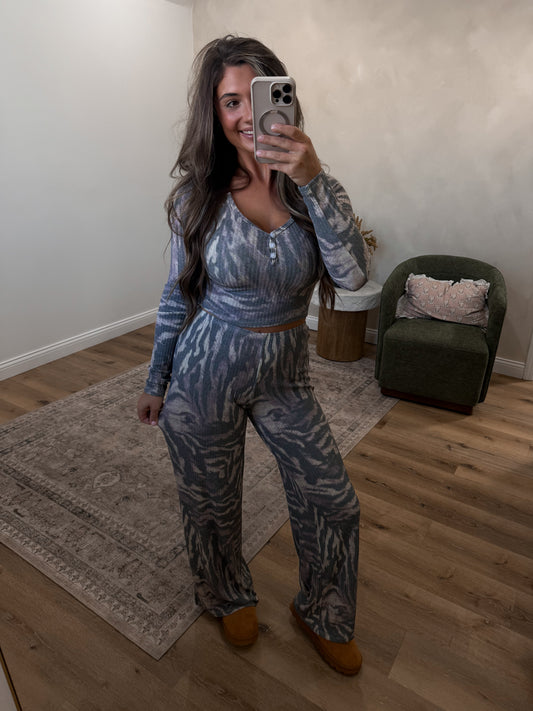 Zara Ribbed Lounge Set -  *preorder for 10/30 order individually*