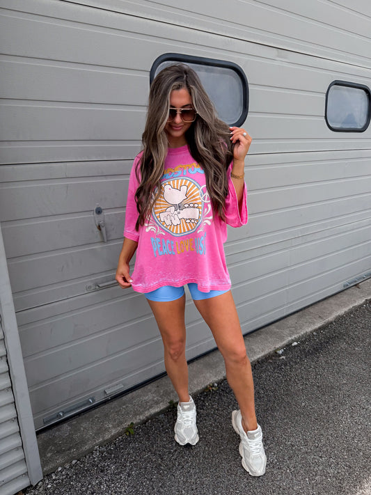 Woodstock Graphic Tee - fruit punch