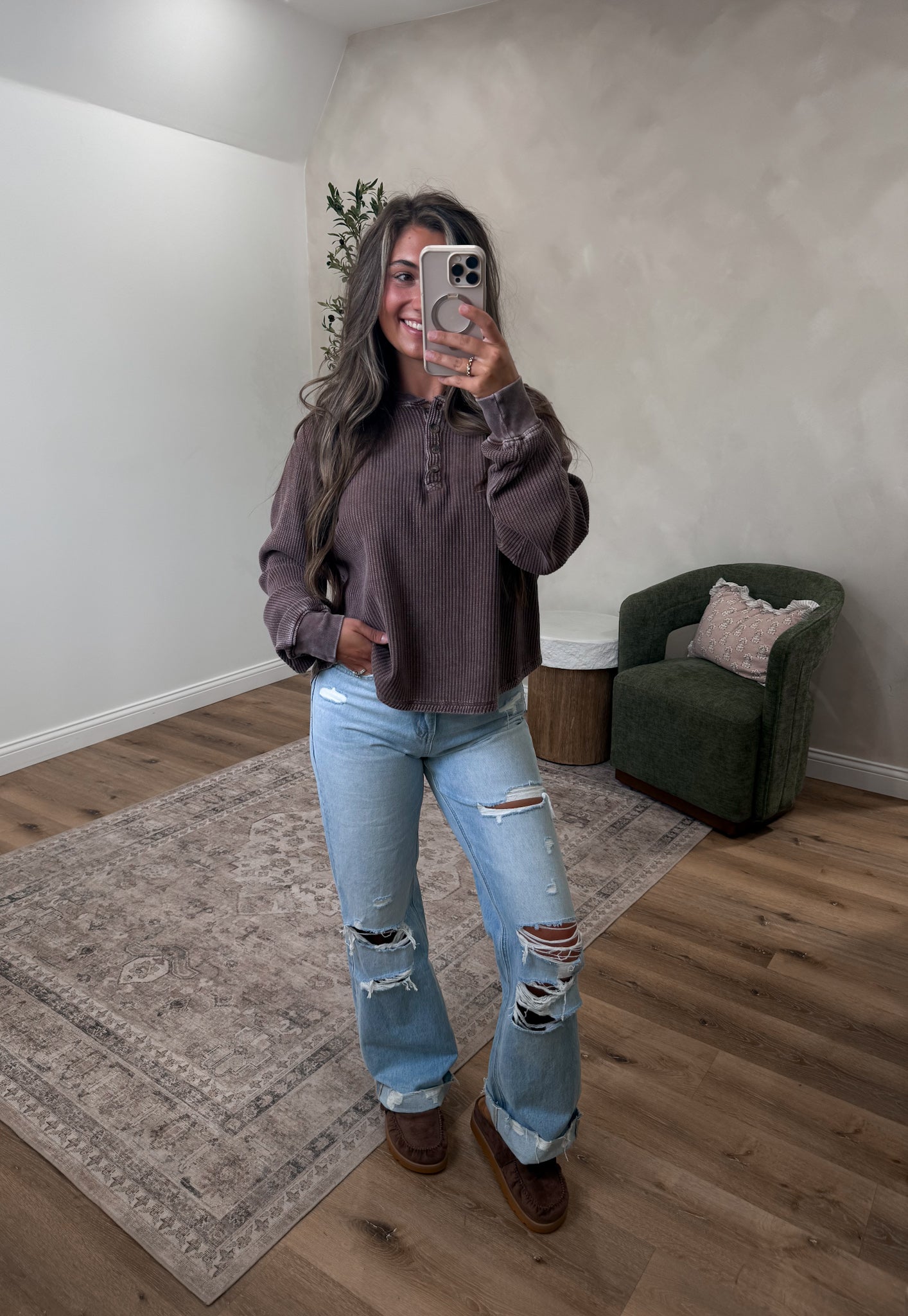 Ashland Mule Slippers - mocha *PREORDER for 10/20