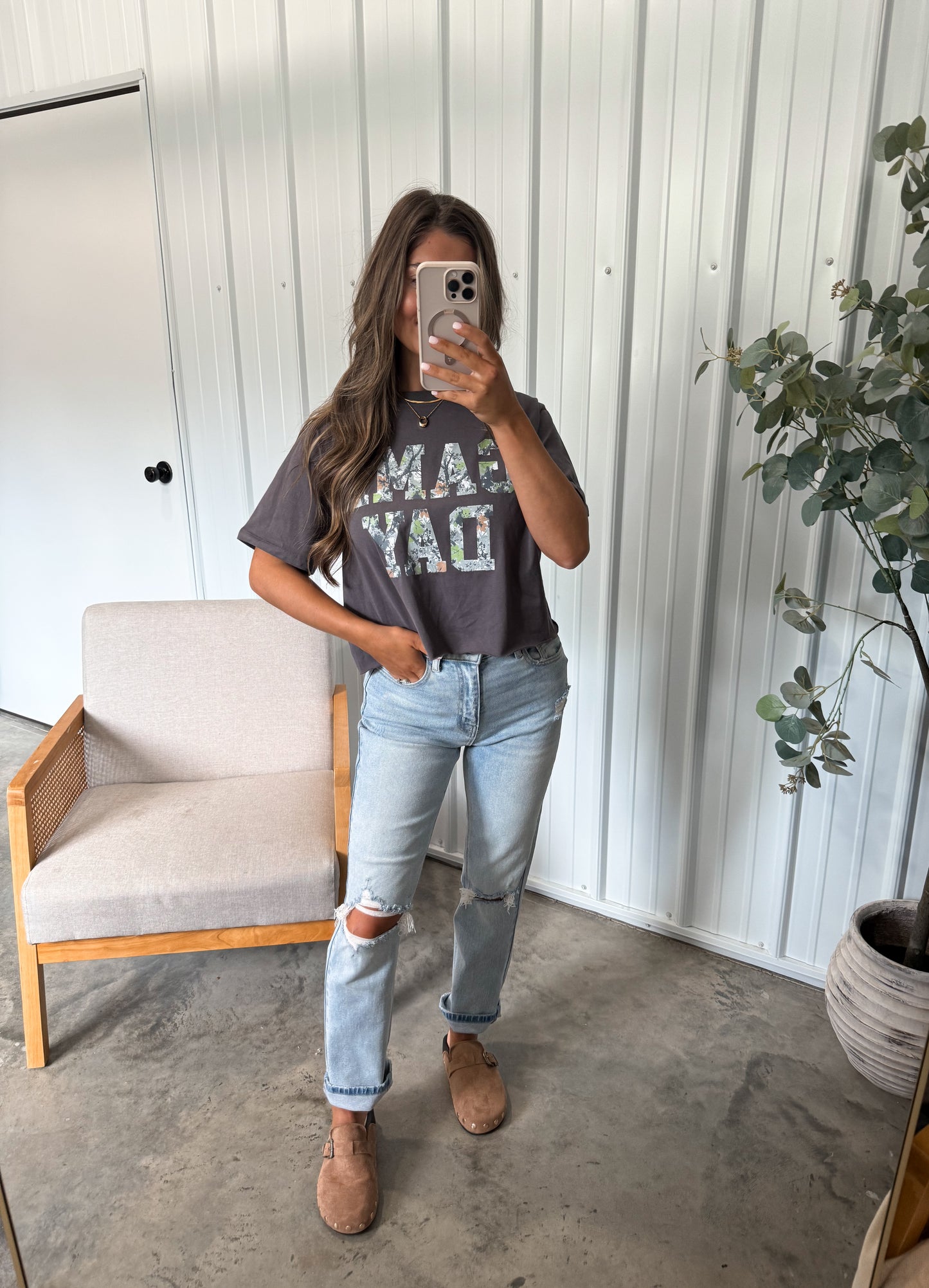 Hannah High Rise Straight Jeans