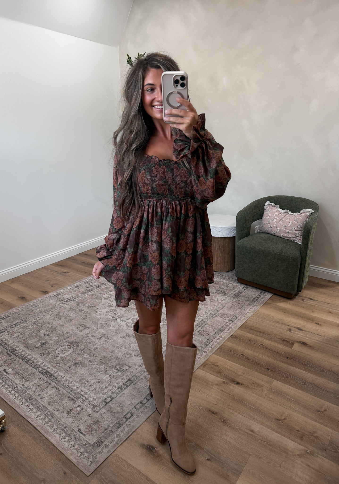 Dixie Suede Boots - maple