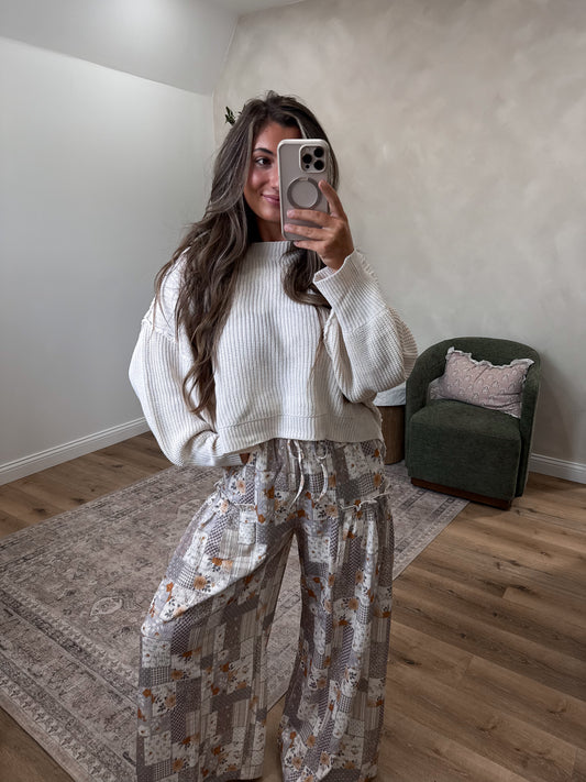 Mallory Pullover - ivory