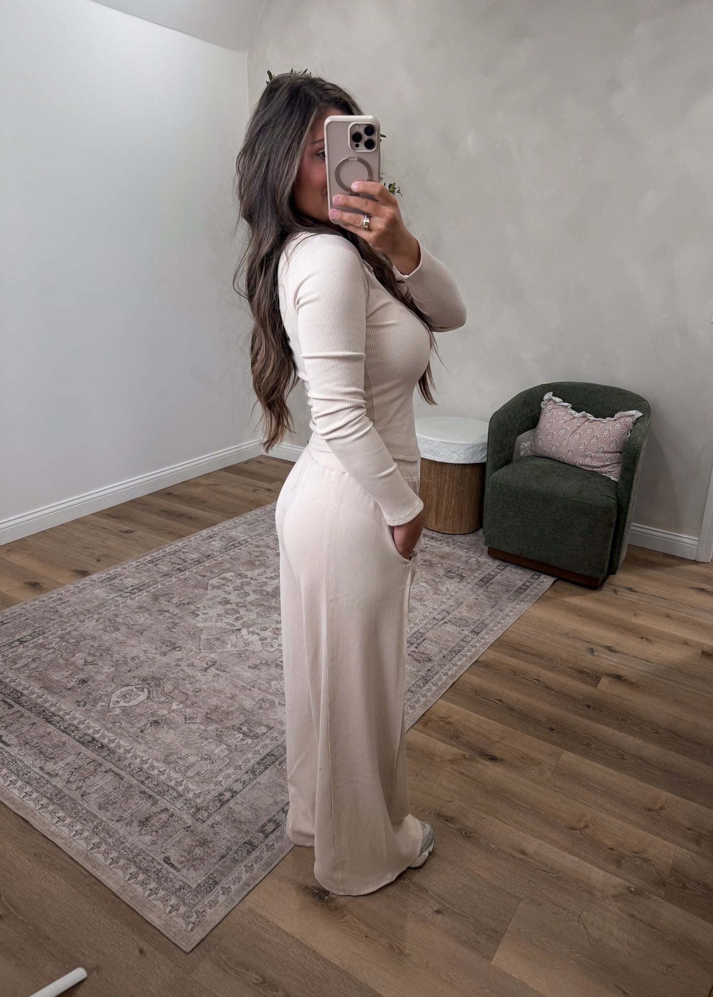 Hollis Lounge Set - light khaki