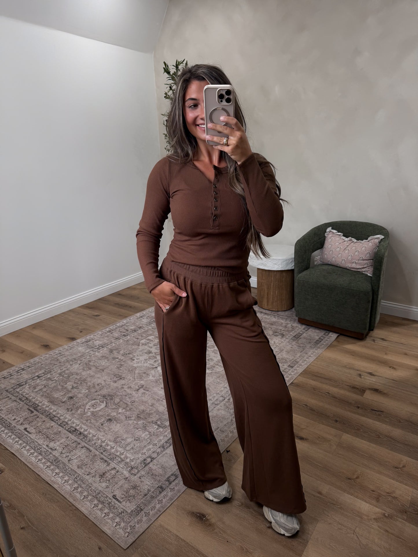 Hollis Lounge Set - brown
