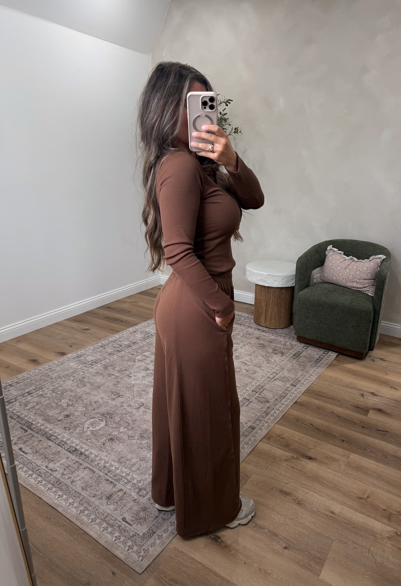 Hollis Lounge Set - brown