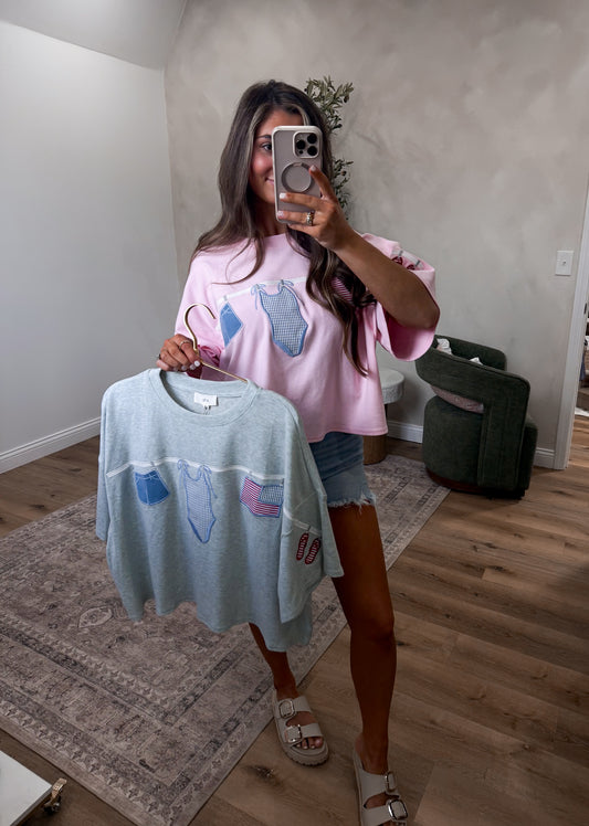 Americana Elements Top - light pink