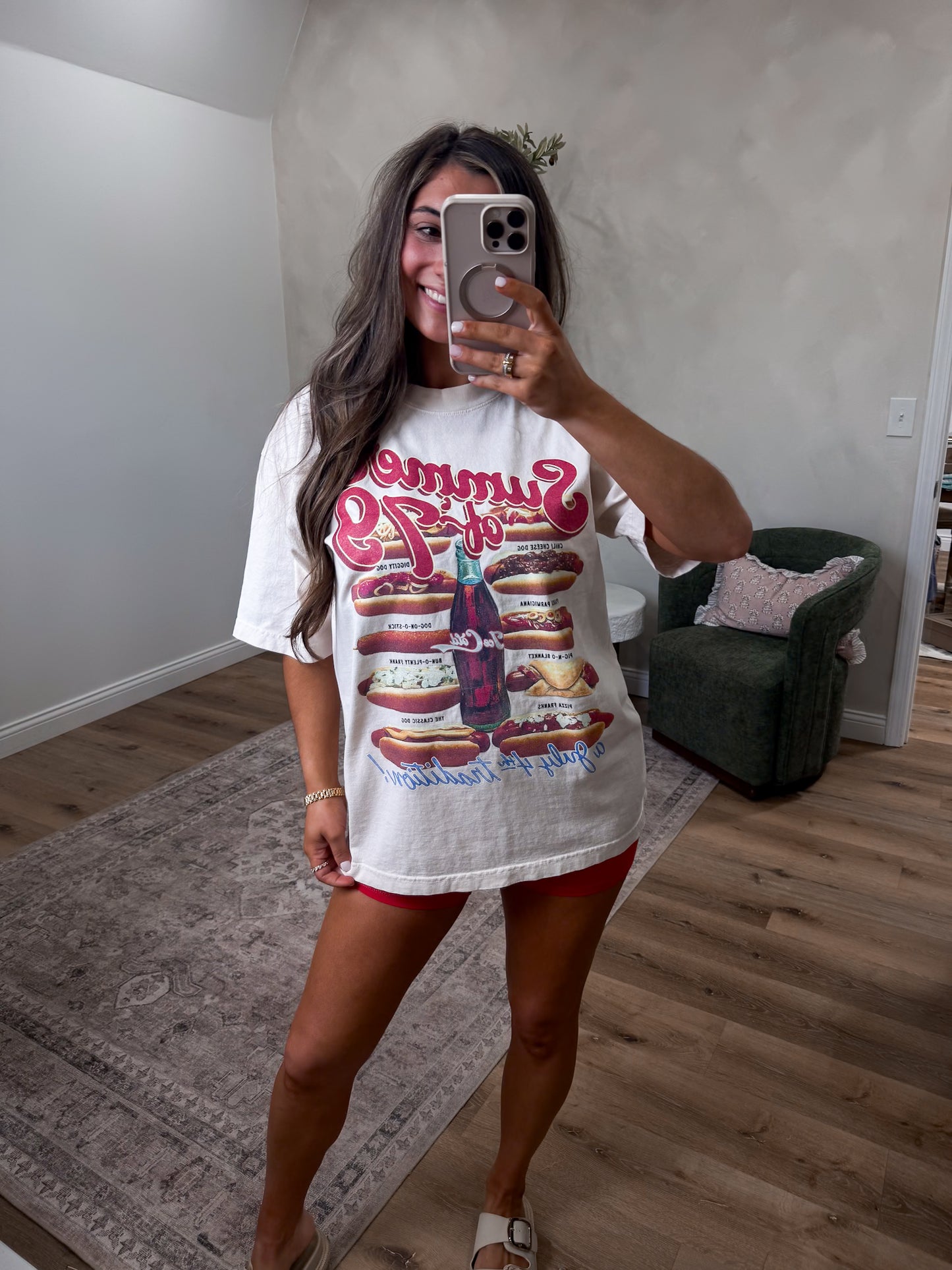 Summer of '79 Hotdogs Tee - ivory