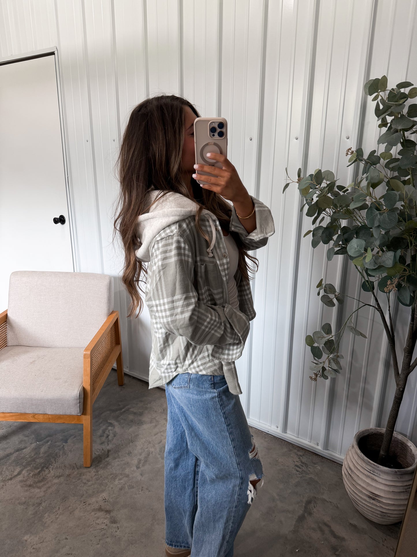 Olive Stone Flannel