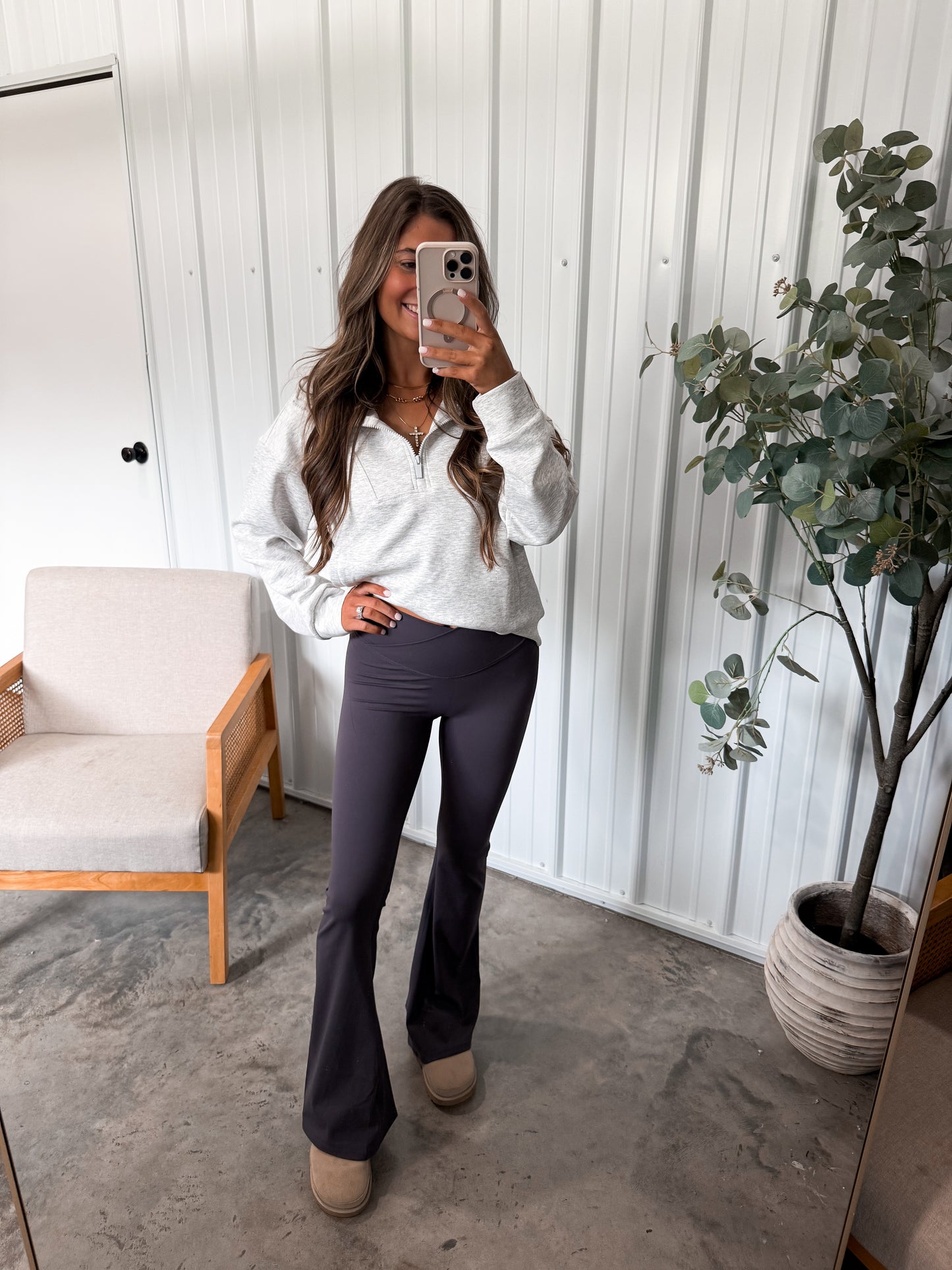Cloud Scuba Knit Half Zip- 2 colors