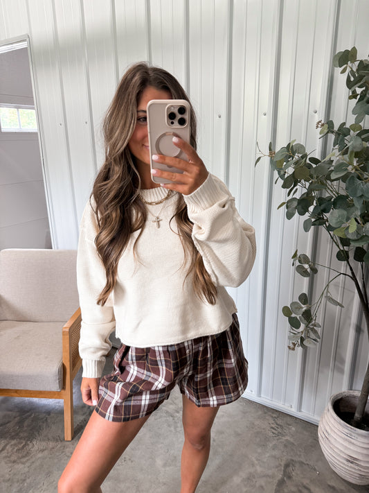 Brailie Boxer Shorts - Brown
